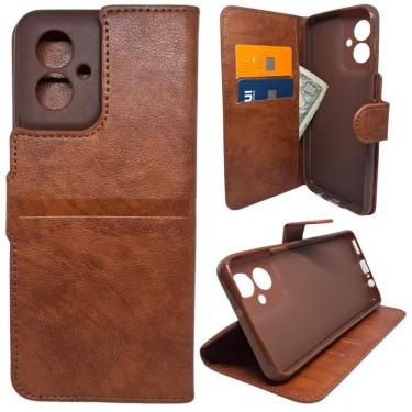 Imagem de Capa Carteira Para Motorola G55  Tela De 6.49  Capinha Case