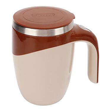Imagem de Phefop Copo de Agitação Automática, Caneca de Mistura de café Em Aço Inoxidável, Caneca de Mistura de café Elétrico Com 380 Ml de Capacidade para Casa, Carro, Escritório, Academia,
