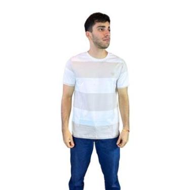 Imagem de Camiseta Masculina Cavalera Indie linho Listrado-Masculino