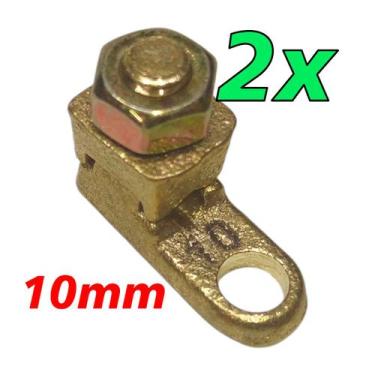 Imagem de Kit 2 Terminal de Pressão Sapata Botinha para Cabo 10mm Reforçado - 3M