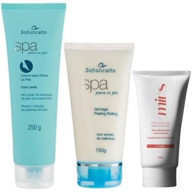 Imagem de Creme Hidratante Pés Esfoliante e Clareador Corporal Suvaco - Mivs