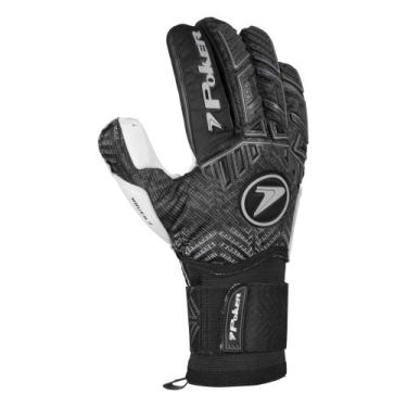 Imagem de Luva de Goleiro Profissional Poker Hover II, Pt, Br, Ch, 9