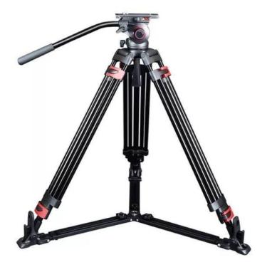 Imagem de Tripé De Câmera Com Cabeça Hidráulica - Suporta Até 15Kg
