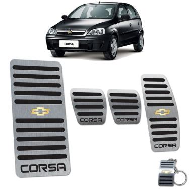 Imagem de Pedaleira Manual Com Descanso Corsa 2002 a 2012 Preto