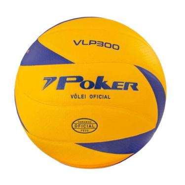 Imagem de Bola de volei profissional PU VLP 300 Poker, Amarelo