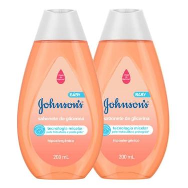 Imagem de Kit 2 Sabonete Líquido de Glicerina Johnson`s Baby 200ml