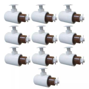 Imagem de  Kit 10 Canhões de Hidromassagem Brustec com Chapéu Arejador e Válvula