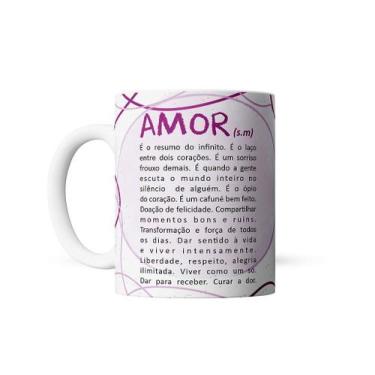 Imagem de Caneca de Porcelana com Significado de Amor - Ateliê Toque Final