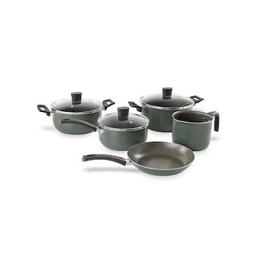 Imagem de Conjunto de Panelas Multiflon Ekó 5 Peças Antiaderente 7 Camadas Verde