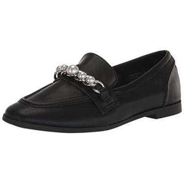 Imagem de Steve Madden Mocassim feminino Carrinhos, Couro preto, 6