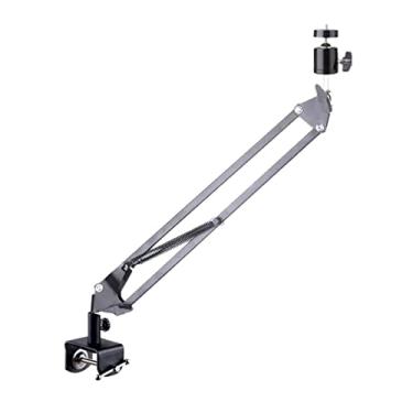 Imagem de Suporte para projetor, projeção, seção única, suporte de cantilever universal para área de trabalho, projeção geral de 6 mm, suporte livre de perfuração, adequado para suporte de projetor de