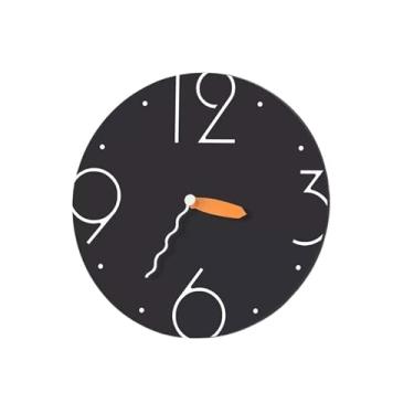 Imagem de ZYHSIJOBAS Relógio de parede, relógio de parede, sala de estar, simples, moderno, moderno, moderno, relógio de parede, ultra-silencioso, para uso doméstico, furo de parede - relógio de parede digital