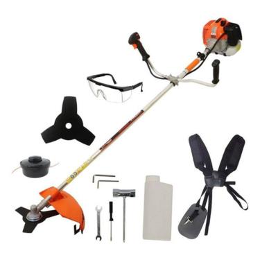 Imagem de Roçadeira Lateral Vr520h Vulcan Trent Vr-520h 52cc Gasolina + Óculos de Proteção