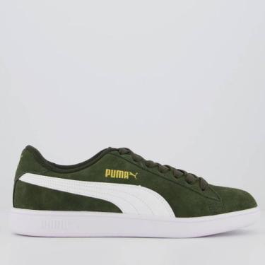 Imagem de Tênis Puma Smash V2 BDP Verde Escuro, 40