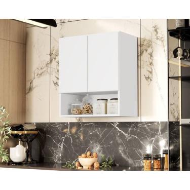 Imagem de Armario Aéreo Organizador Multiuso Quarto Sala Bela 2 Portas - Mega Fá