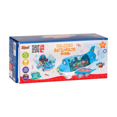 Imagem de Brinquedo Avião Bate e Volta com Som e Luzes - Zoop Toys