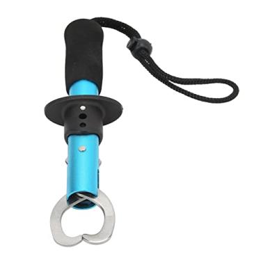 Imagem de Pegador de peixe, pegador de peixe de aço inoxidável, garra de lábio de peixe, aço inoxidável, design de alça de mandíbula, design de alça de mandíbula, revestimento protetor portátil de boca de peixe