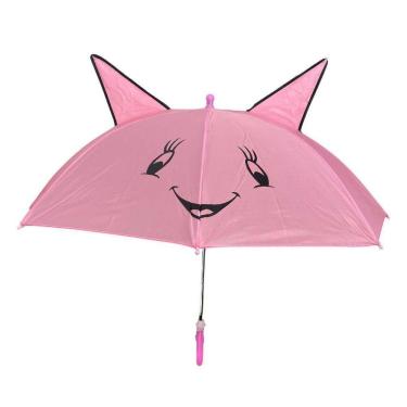 Imagem de Guarda-Chuva Infantil Com Orelhinha Rosa