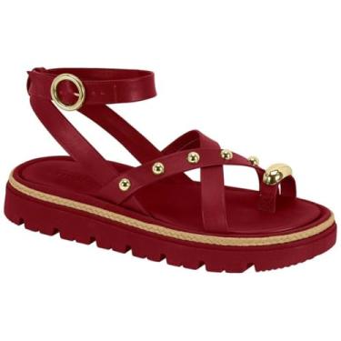Imagem de Sandália Moleca Papete 5504.213 Tratorada Feminina (Cereja, BR, Adulto, Numérico, 34)