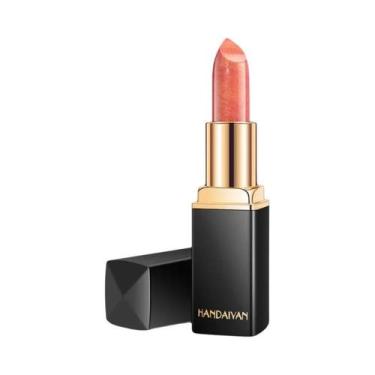 Imagem de Batom Hidratante Brilhante - 9 Cores Disponíveis - Tubo Preto, Ouro e 