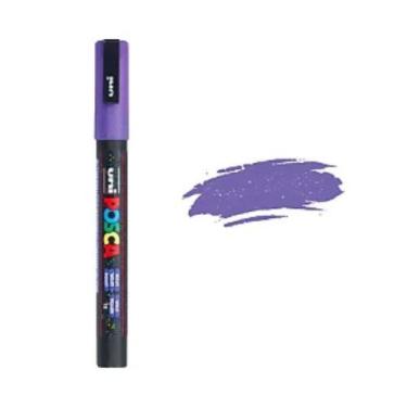 Imagem de Caneta Posca Pc 3m Violeta Com Glitter 0.9 a 1.3mm redonda