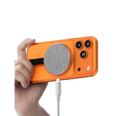 Imagem de Hagibis Gabinete magnético M.2 2230 NVMe SSD com Magsafe para iPhone 17 16 15 Pro Max ProRes, adaptador USB C 3.2 10Gbps para NVMe, capa externa de alumínio para MacBook, iPad Pro, Android (MC100 Lite