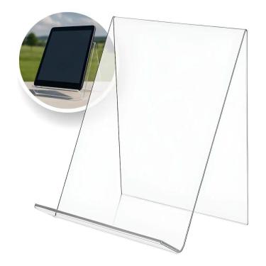 Imagem de 2X Suporte Expositor Livros Agenda Tablet Acrílico