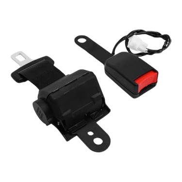 Imagem de AUNMAS Fivela de Assento Retrátil, Cinto de Segurança Universal para Empilhadeira Com Parafusos para Carrinho de Cortador de Empilhadeira, 43,3 Cabeças de 2 Pontos