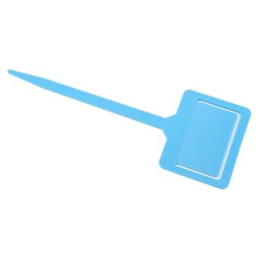 Imagem de Zerodis Nomes de Plantas à Prova D'água de PVC -Sementes de Jardim de Vida Longa -Ferramenta de Pálpebra para a Etiqueta de Flores 20pcs Branco Amarelo Azul (Azul)