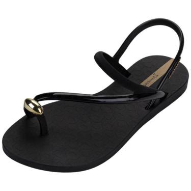 Imagem de Sandália Feminina Rasteira Pedraria Chic Glam Ring Ipanema