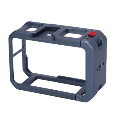 Imagem de Yunir Ação 5 Pro Action 4 Ação 3 CAGA CAMANA, CAGA DE PROTEÇÃO Compatível para 5 Pro/4/3, Metal Protective Frame Magnético Liberação Rápida (Cinza)