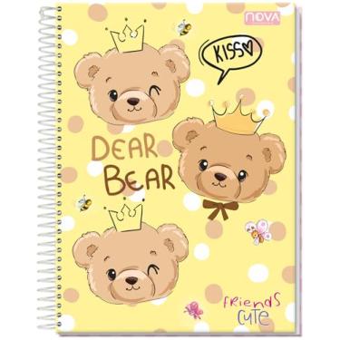 Imagem de CADERNO UNIVERSITÁRIO C/D ESPIRAL FRIENDS CUTE 1 MATÉRIA 80 FLS