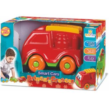 Imagem de Divplast Carrinho Bombeiro Infantil Brincar e Crescer