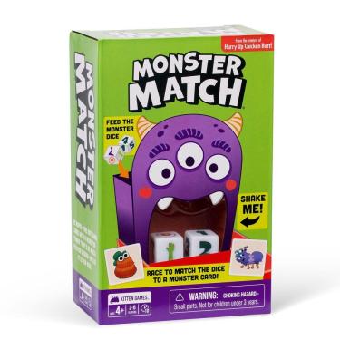 Imagem de Jogo de mesa Exploding Kittens Monster Match para maiores de 4 anos