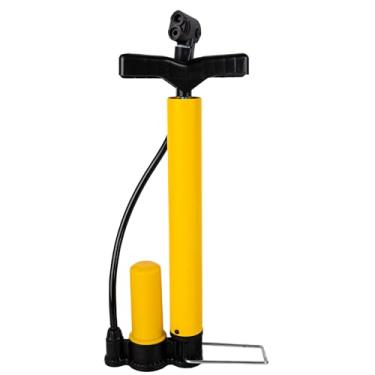 Imagem de RidingRush Bomba de bicicleta pequena, mini bomba de bicicleta portátil com válvula Presta e Schrader, inflador de pneu de alumínio leve com kit de montagem e agulha para estrada, montanha, bicicletas