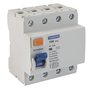 Imagem de Interruptor Tdr-63 4P 63 A 30 Ma 6 Ka Tramontina