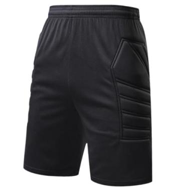 Imagem de oshhni Calções de proteção para guarda-redes de futebol, multiusos, com acolchoamento respirável em esponja, L