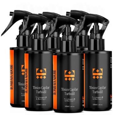 Imagem de Kit 06 Tônico Crescimento Capilar E Antiqueda Turbodil 100Ml