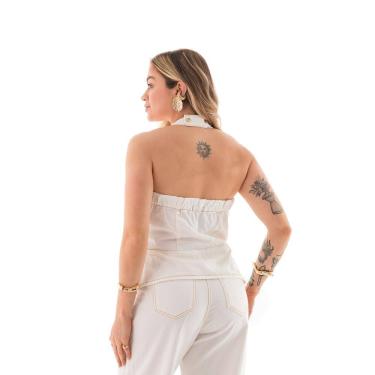 Imagem de Blusa Jeans Feminina Arauto Frente Única