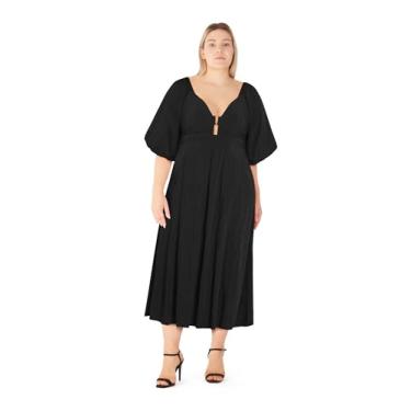 Imagem de City Chic Vestido feminino - Maryam, Preto, 25 Plus Size