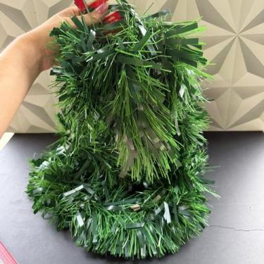 Imagem de Festão verde bem cheio de Natal para decoração natalina árvore enfeite