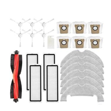 Imagem de Compatible With Xiaomi Robot Vacuum X10 Robot Vacuum Cleaner Parts Replacement Main Side Brush Hepa Filter Mop Cloth Dust Bag Accessories(PURPLE)