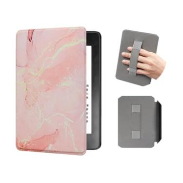 Imagem de Akacy Capa com estampa pintada com alça para Kindle Paperwhite de 6,0 polegadas 11ª geração lançada em 2022/2024 (Modelo: C2V2L3/RS23CV) Proteção de couro PU (37)