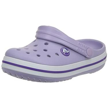Imagem de Sandália Crocband, Crocs, Adulto Unissex, Lavender/Neon Purple, 34