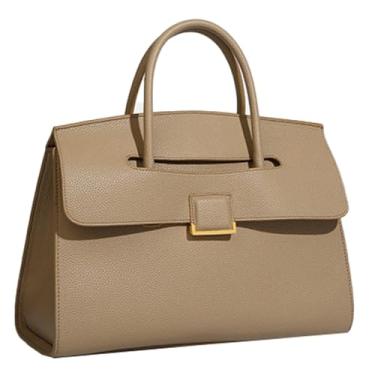 Imagem de Pocadri Bolsa Tote Feminina Grande De Couro Vegano, Ombro Vintage, Pasta Trabalho Para Mulheres