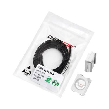 Imagem de Kit De Diodos LED SMD 3528 1210 100pcs Verde Vermelho Branco Quente Az