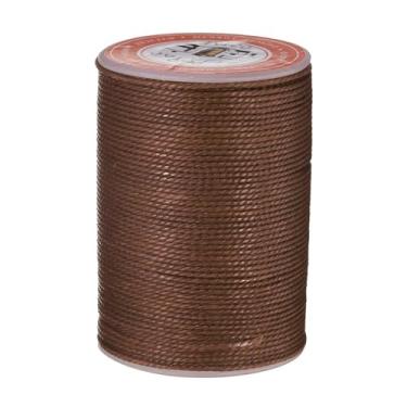 Imagem de Fio de nylon encerado premium de 1260 metros de 0,8 mm para fazer joias, pulseira trançada, colar, costura de couro, faça você mesmo, suprimentos de macramê encerado