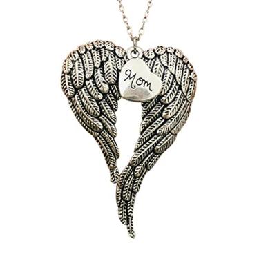 Imagem de Dpofirs Ornamento de Asas de Anjo do Pai, Ornamento Memorial Com Amor, Presente de Simpatia para Perda, Amigo Enlutado (Estilo6)