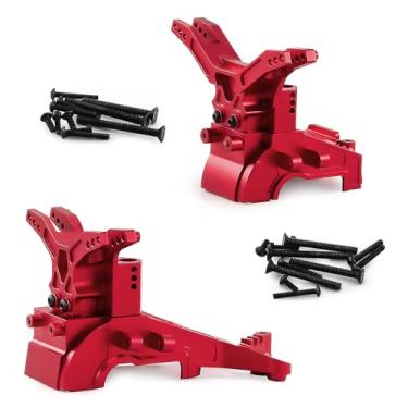 Imagem de Front Rear Upper Gearbox Covers Shock Towers AR320399 Aluminum Alloy for Arrma Granite Senton Typhon 3S Mega550 Bigrock 3S Upgrade Parts (Red)