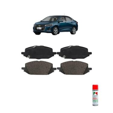 Imagem de Kit Pastilha Freio GM Onix 1.0 Turbo 20> + KOUDE Anti Chiado 250ml
